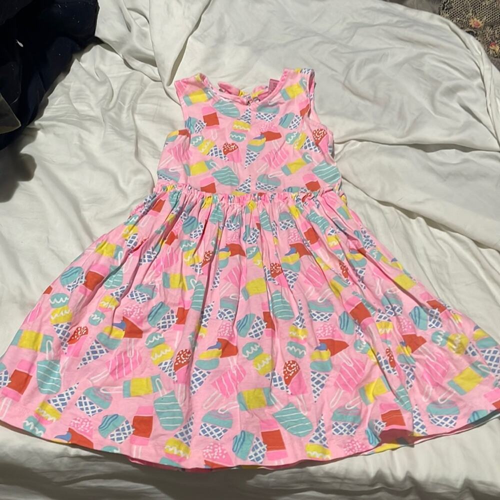 Isaac Mizrahi 6 pink popsicle ice cream dress worn once euc 💯 cotton summer